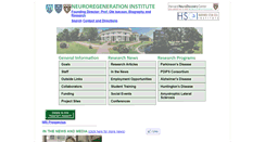 Desktop Screenshot of neuroregeneration.org